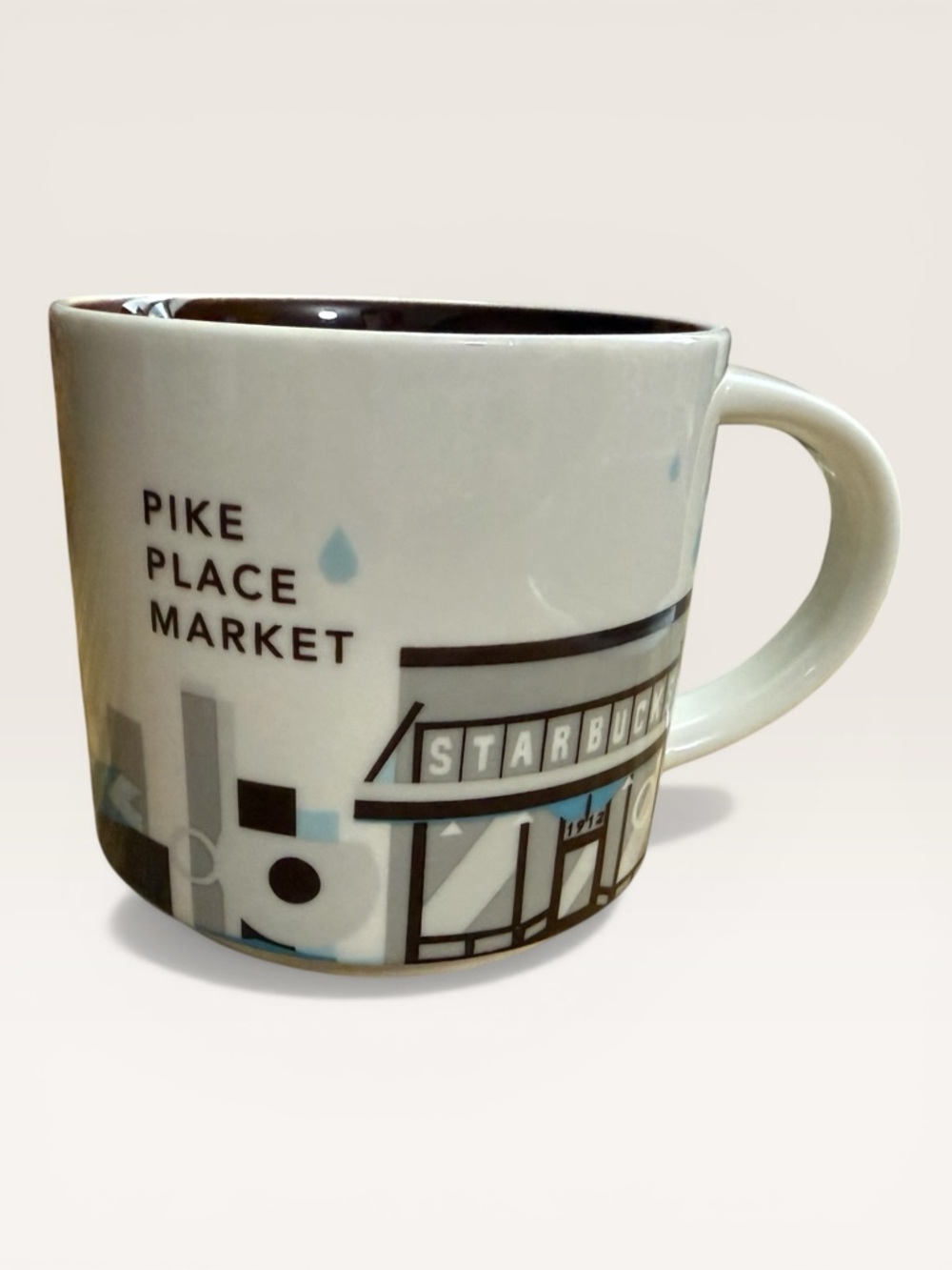 Starbucks "You Are Here" Collection Mug featuring Pike Place Market